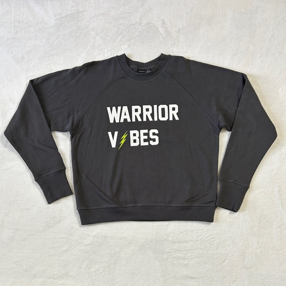 KENDALL TOOLE/ Peloton/Spiritual Gangster Collaboration WARRIOR VIBES Sweatshirt - Picture 4 of 15
